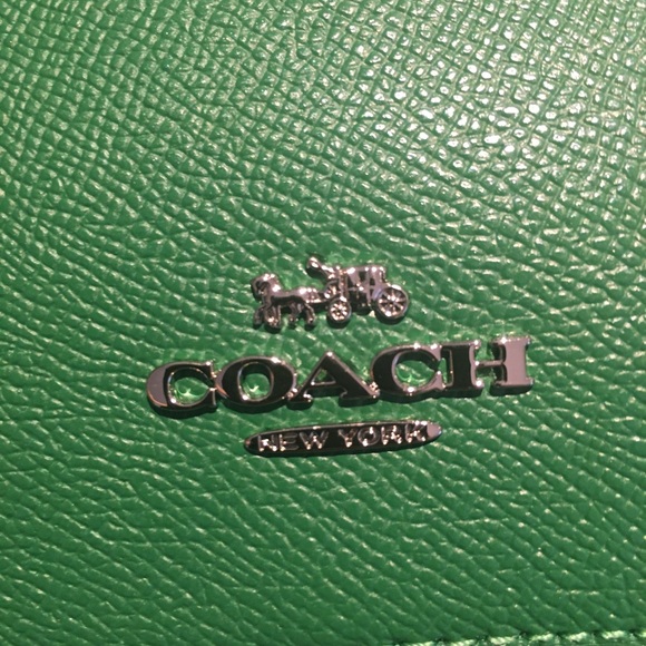 Coach Serena Satchel Top Handle Shamrock Green NWT - Picture 6 of 13